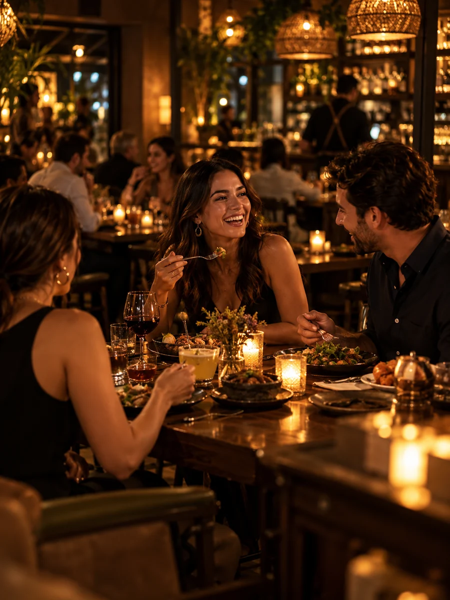 Ambiente de un restaurante latino