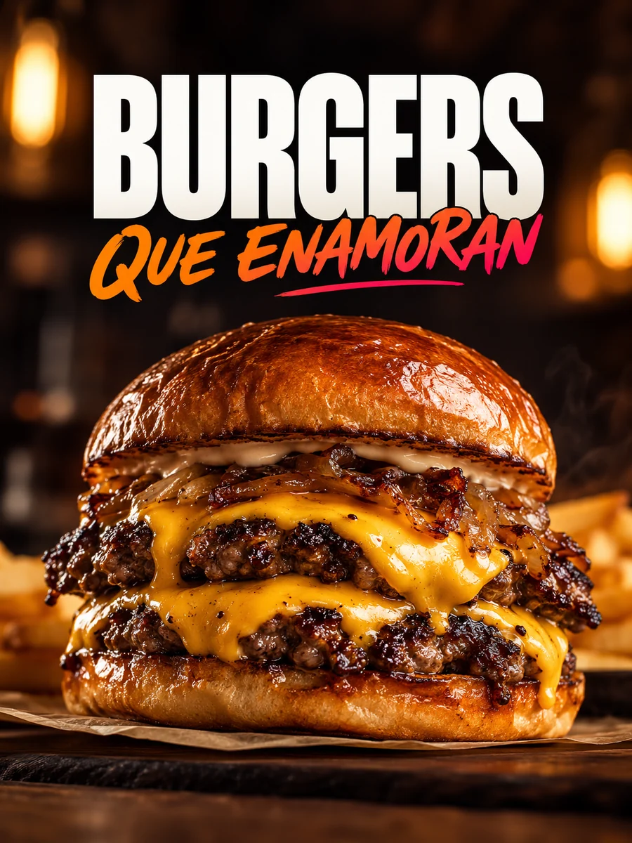 Muestra conceptual: anuncio de hamburguesa